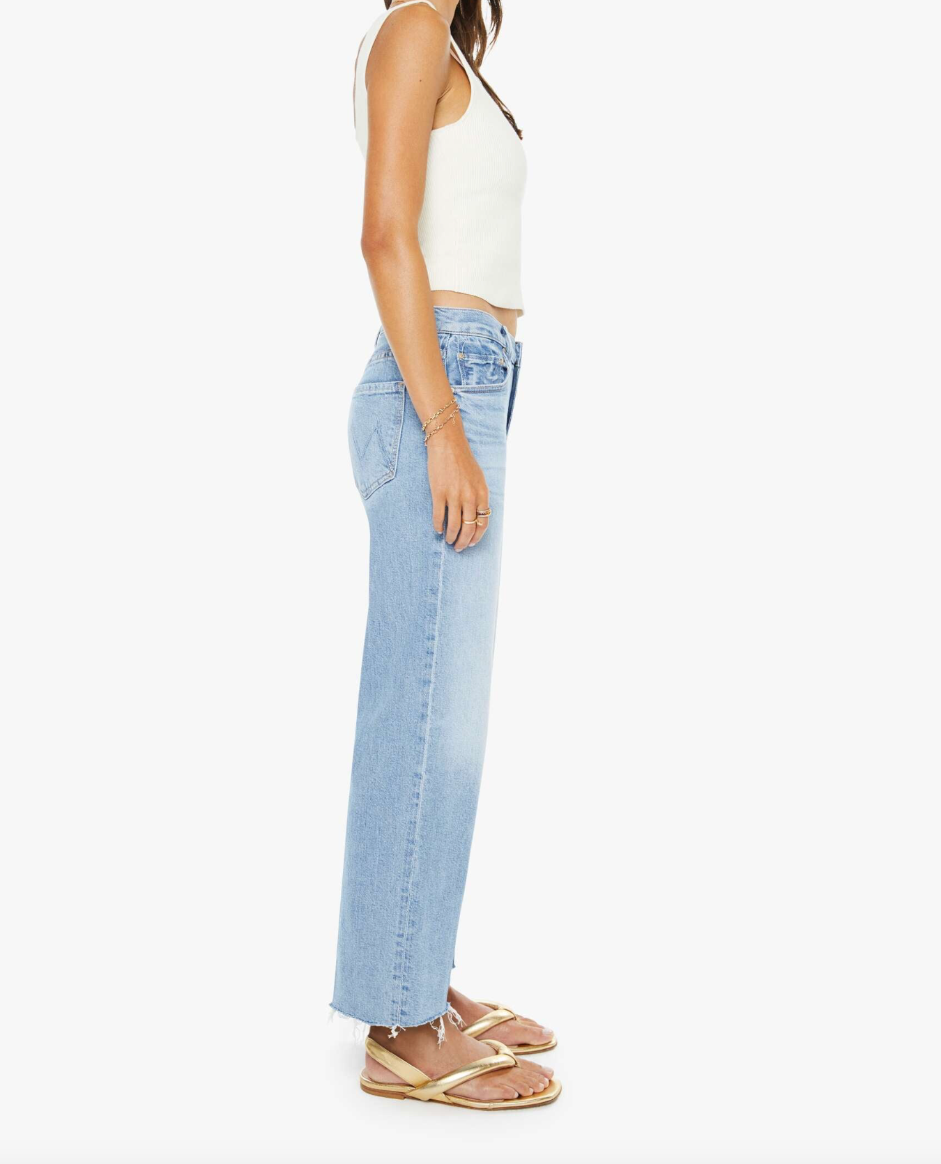 The Mid Rise Rambler Zip Ankle Fray in Comeback Kid