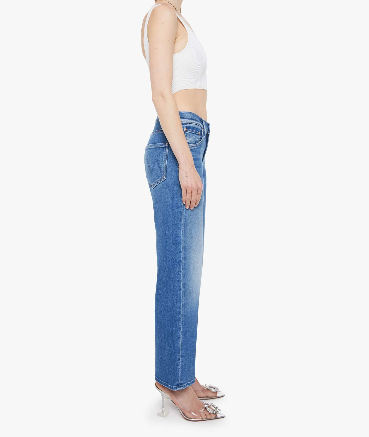 The Mid Rise Rambler Zip Ankle in Piece By Piece