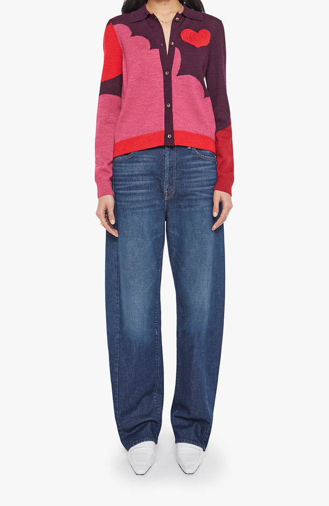 The Raquet Cardigan in Pop Art