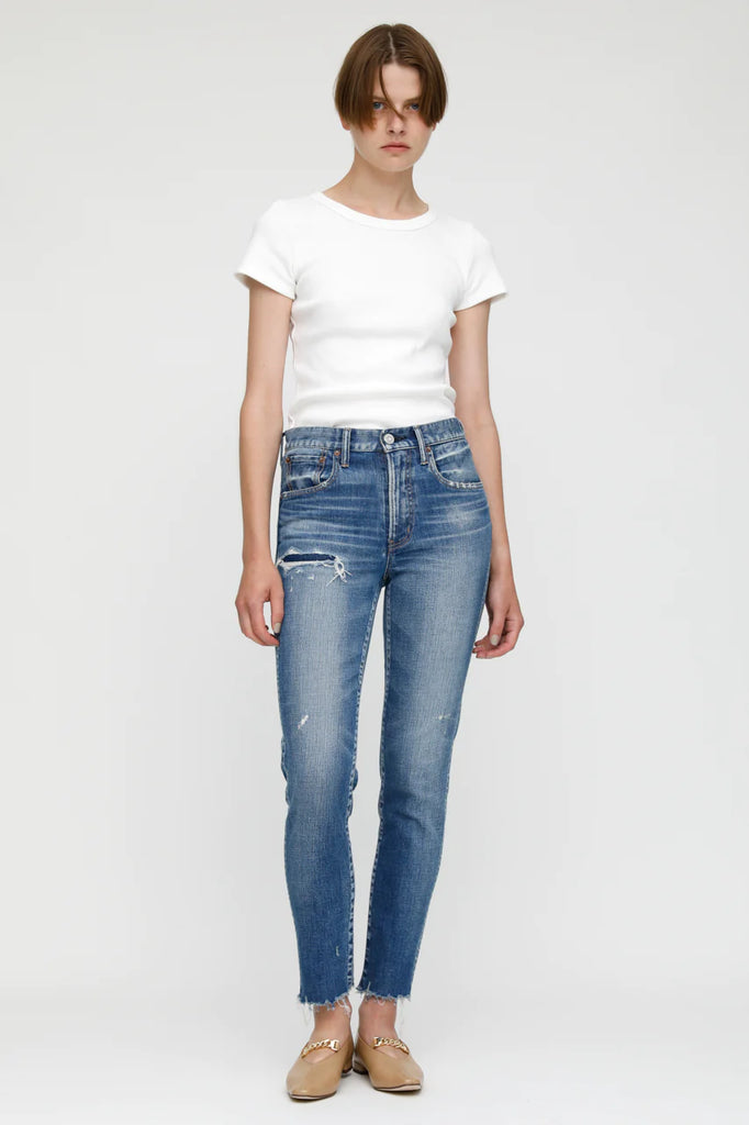 MV Hammond High-Rise Skinny in Blue