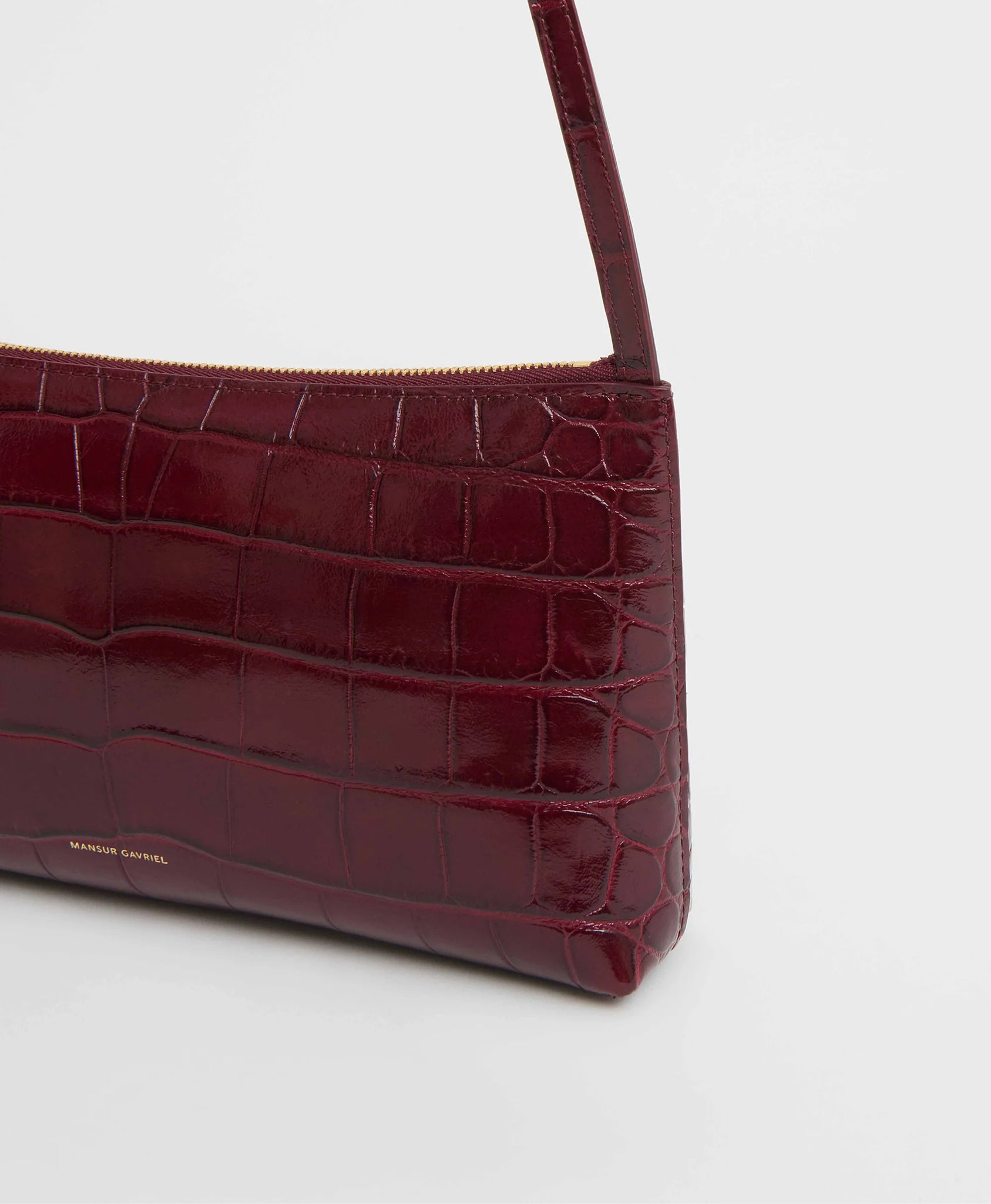 Gaia Shoulder Bag in Oxblood