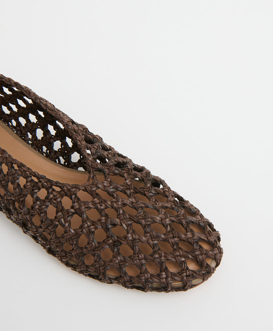 Woven Ballerina in Anise