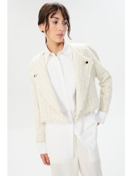 Coronado Catrina Short Blazer in Off White