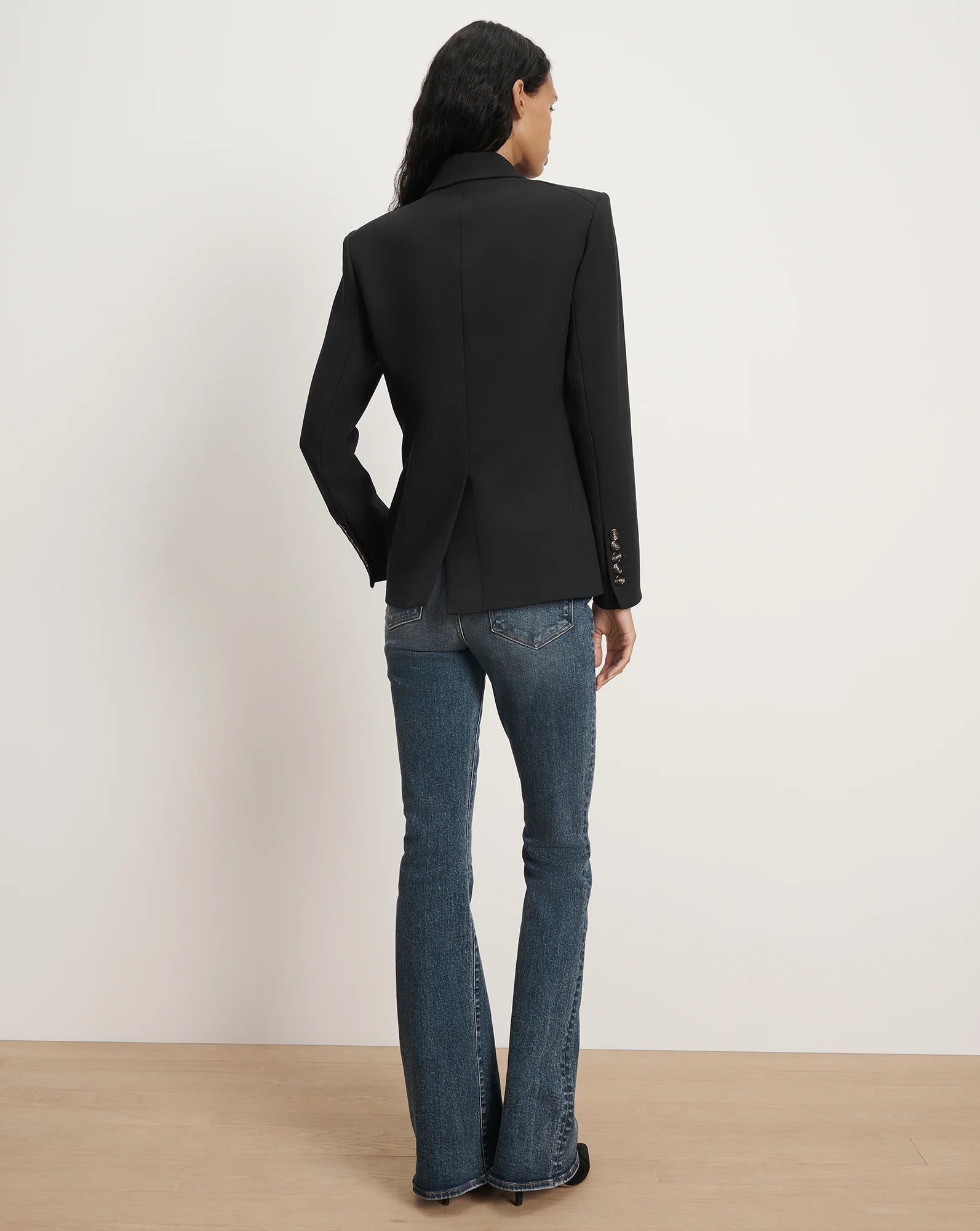 Miller Dickey Jacket with Horn-Button in Black