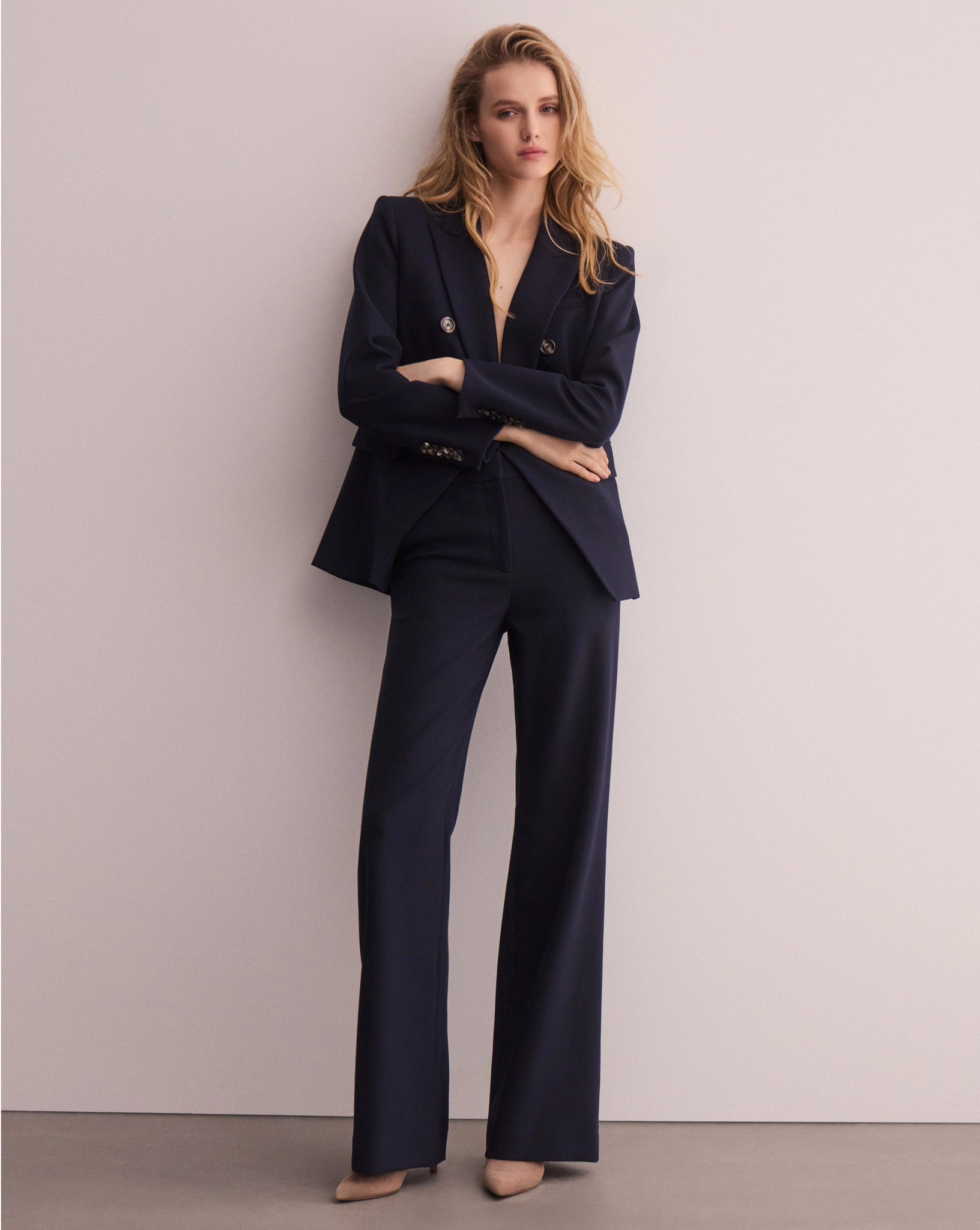 Miller Dickey Jacket with Horn-Button in Navy
