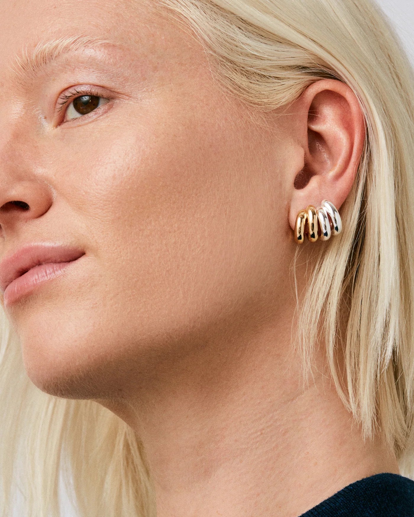 Mini Florence Earrings in Silver