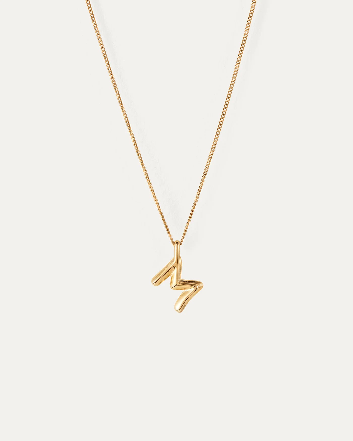 Monogram Necklace in Gold