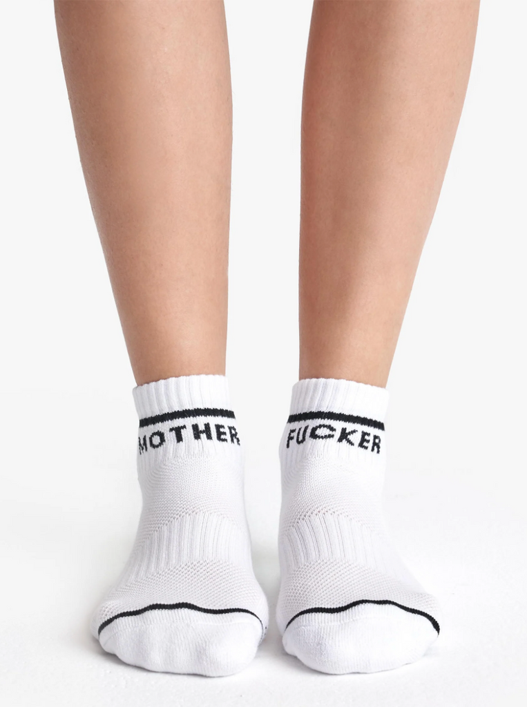 Baby Steps Ankle MF in White/Black