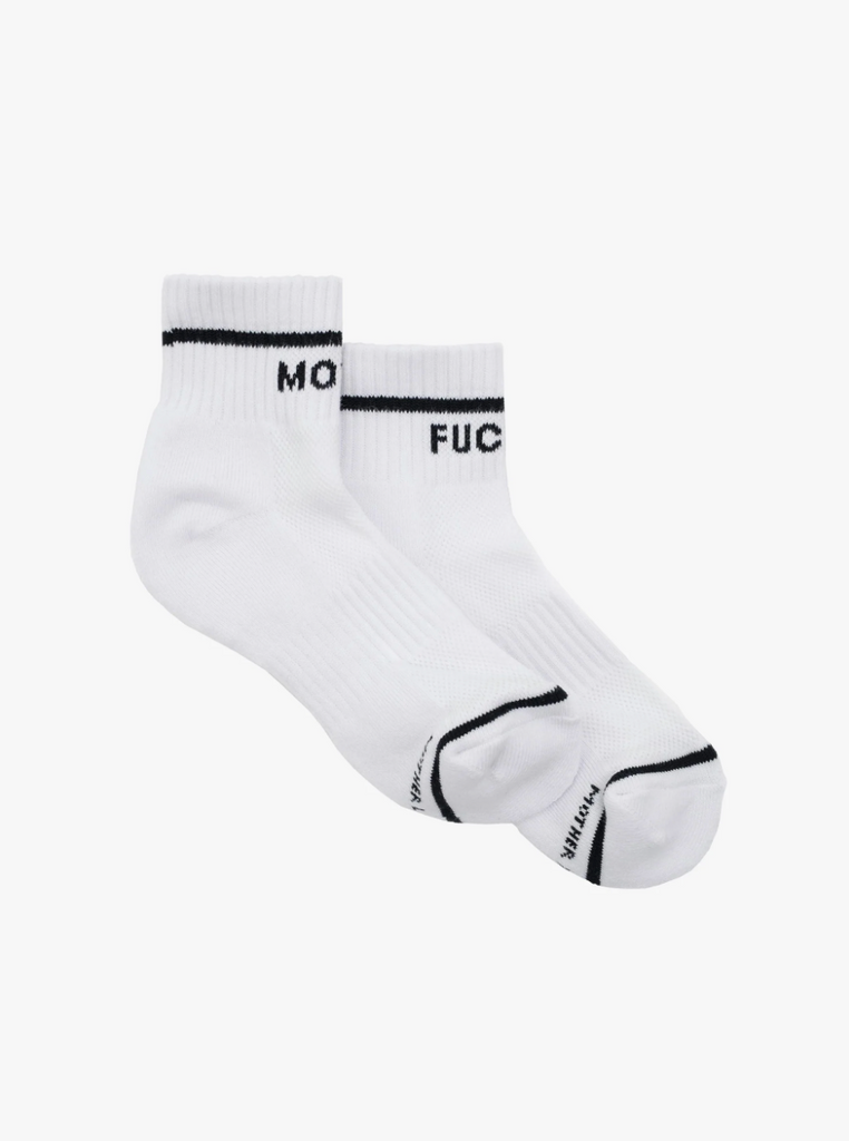 Baby Steps Ankle MF in White/Black