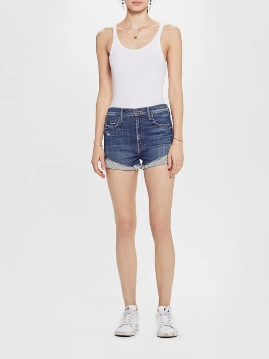 High Waisted Rascal Slit Flip Chew Short Off Duty