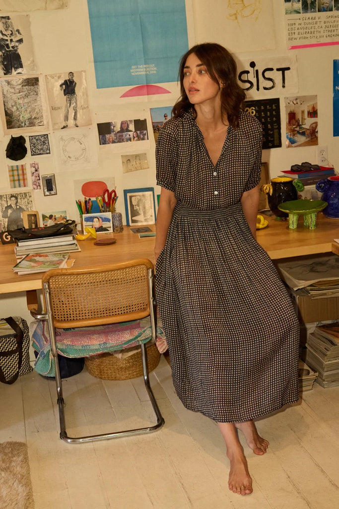 Bella Skirt in Martini Caviar