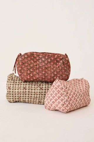 Cosmetic Bag in Scallop Blush