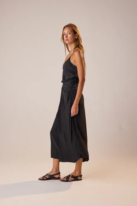 Heath Cami in Black Silk