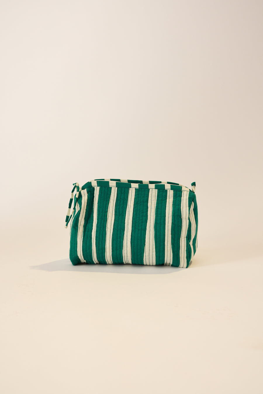 Cosmetic Bag in Batik Stripe Lawn