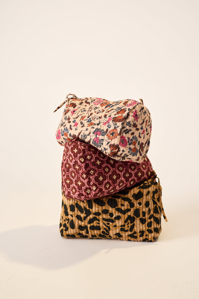 Cosmetic Bag in Mosaic Spice