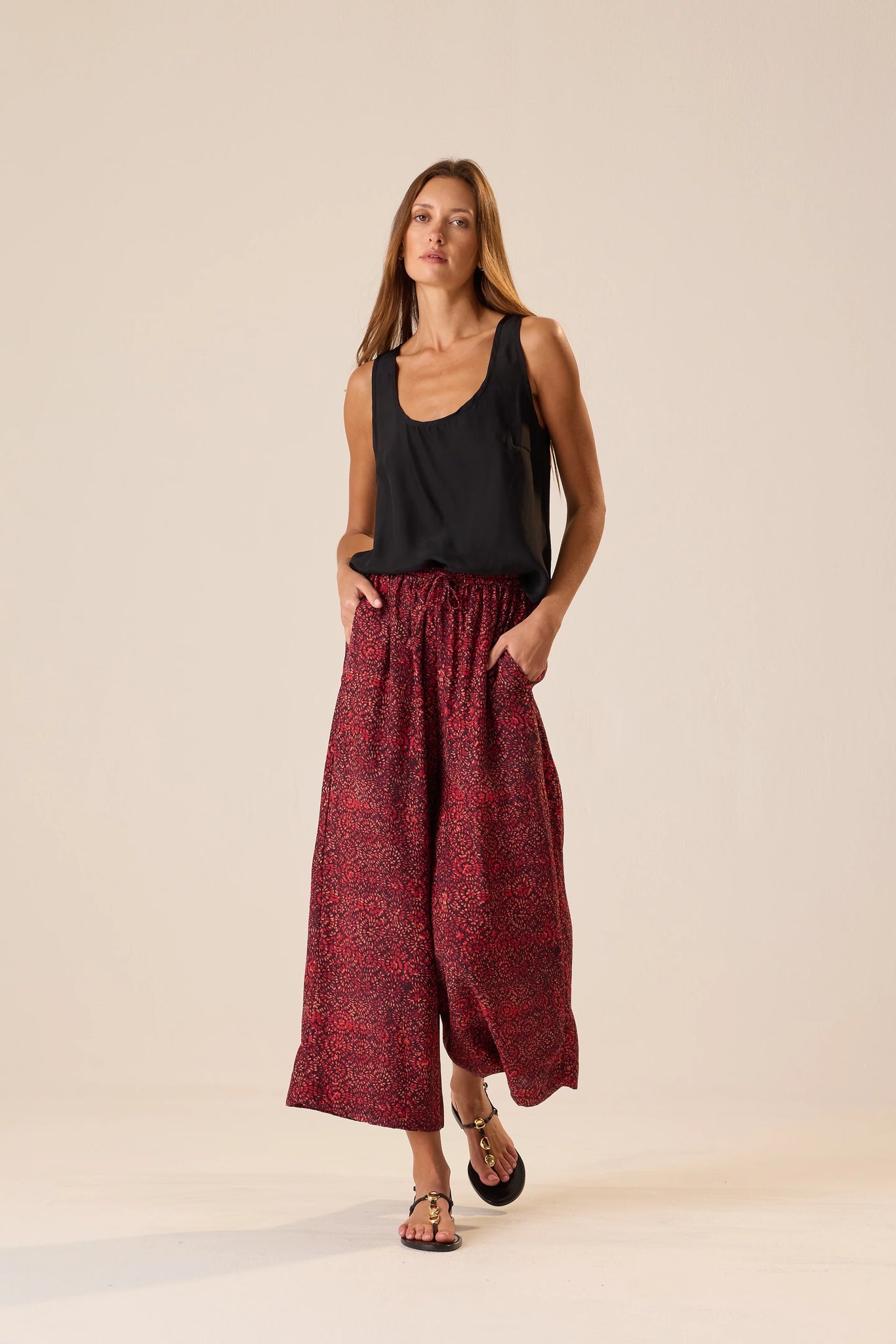 Lauren Pant in Sunburst Poppy