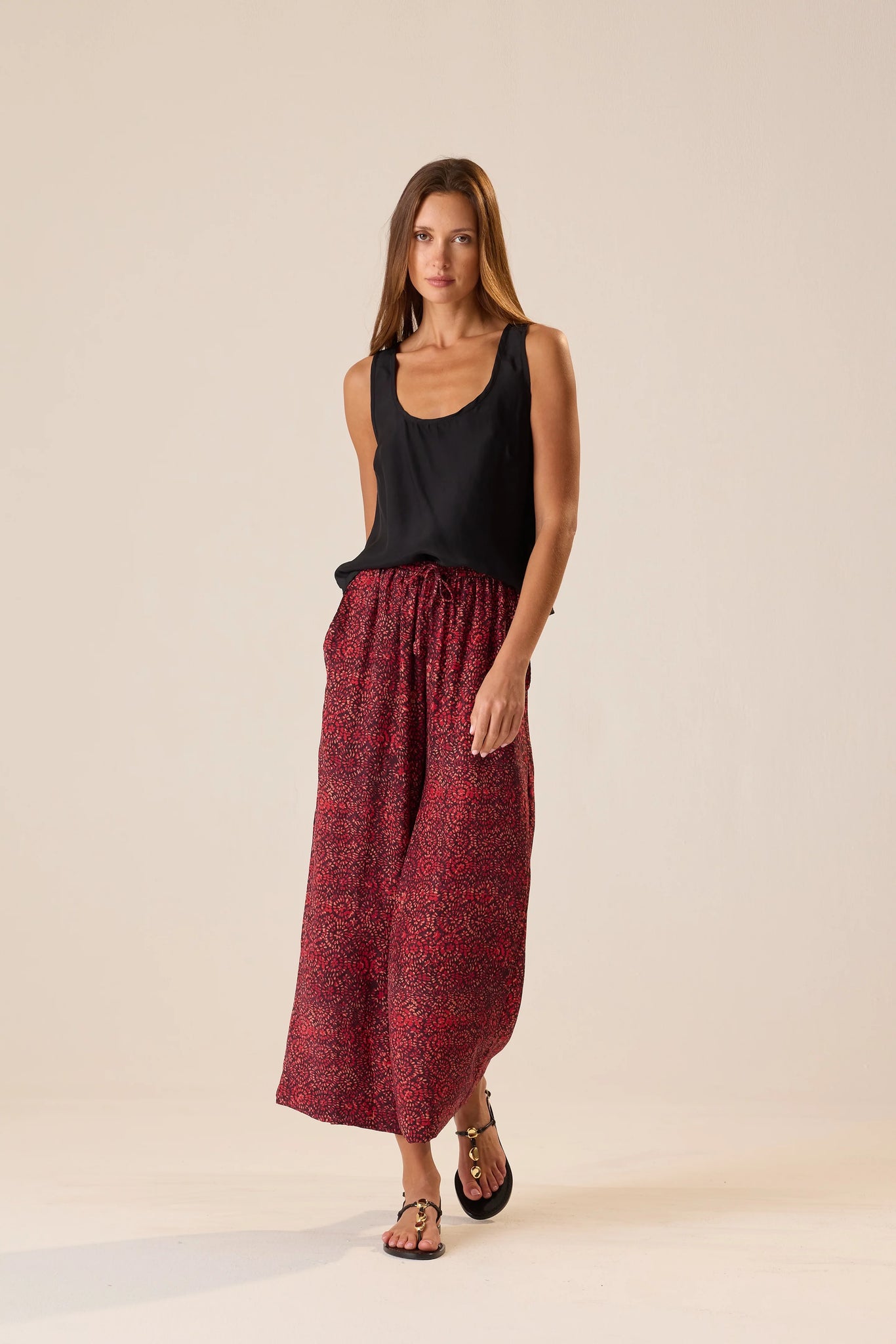 Lauren Pant in Sunburst Poppy
