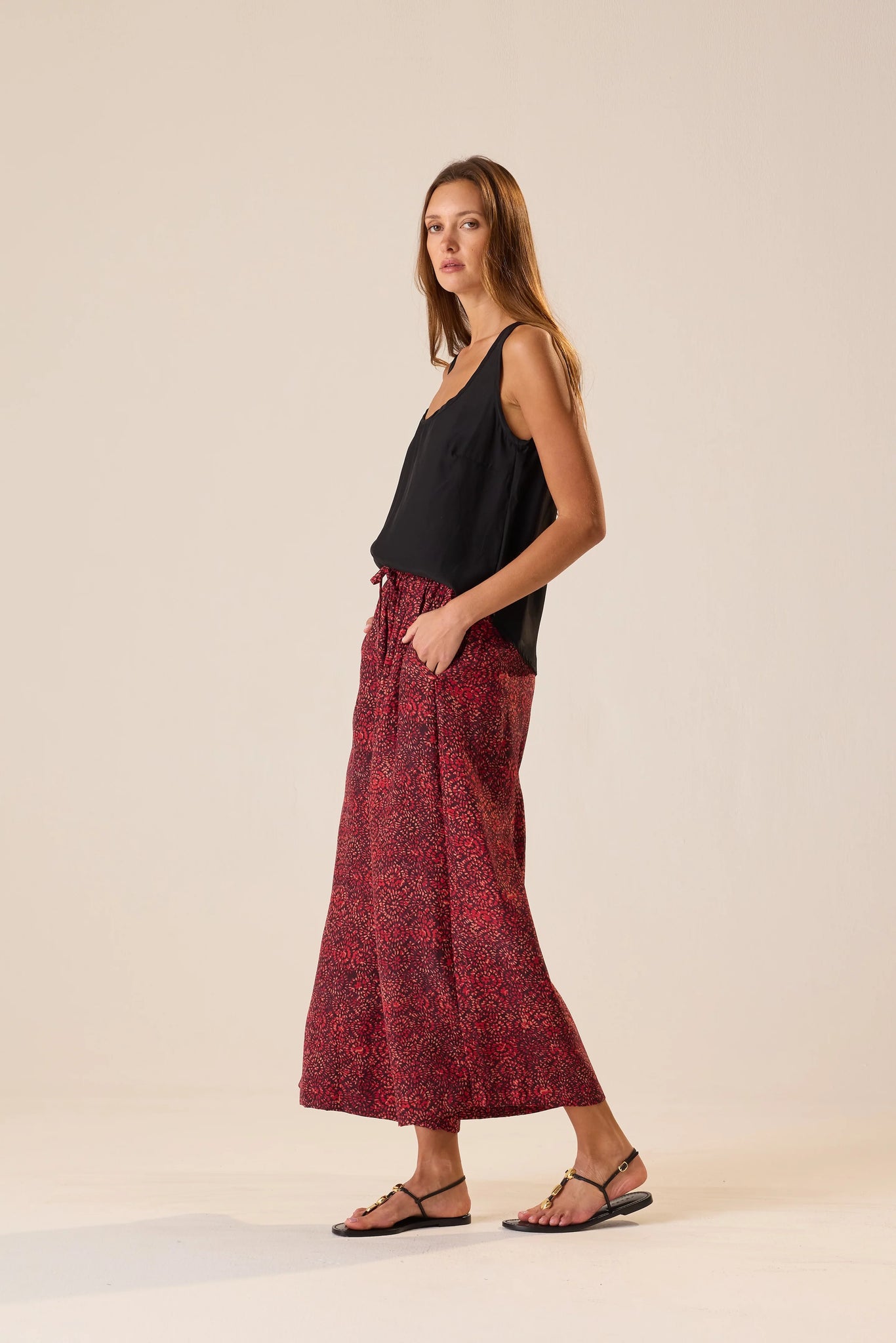 Lauren Pant in Sunburst Poppy
