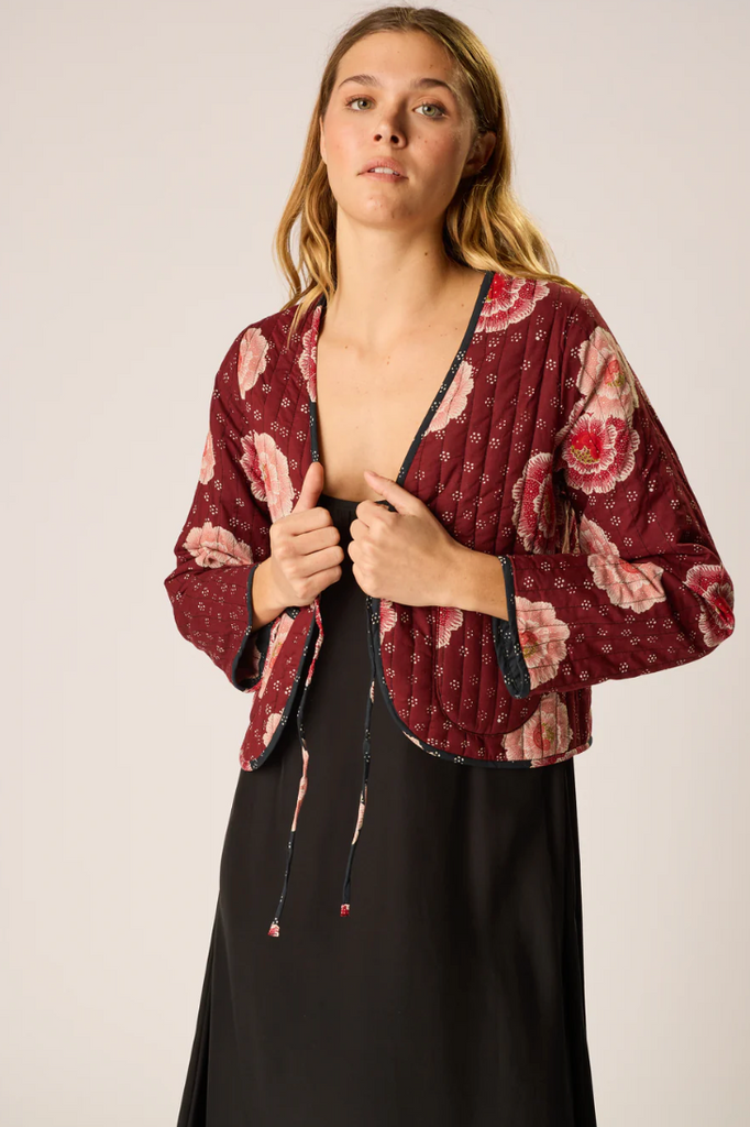 Saskia Jacket in Poppy Combo