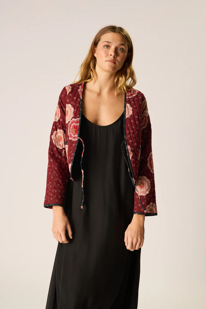 Saskia Jacket in Poppy Combo