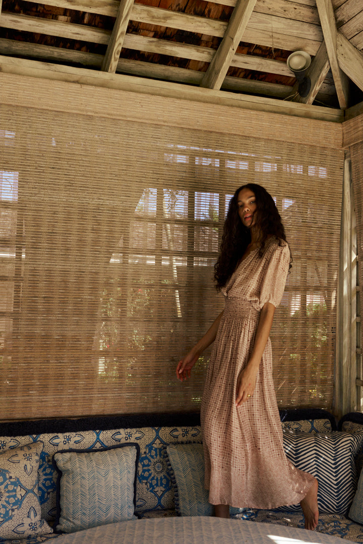 Violet Top in Delphi Sand