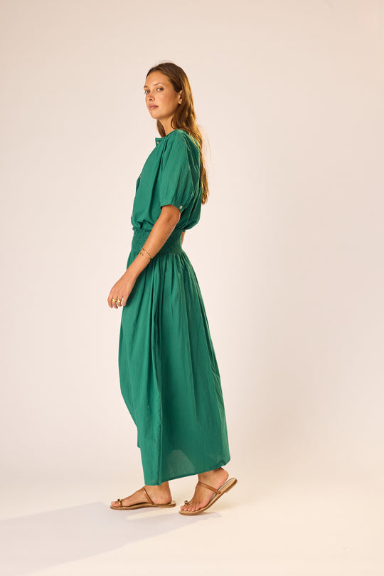 Violet Top in Solid Lawn