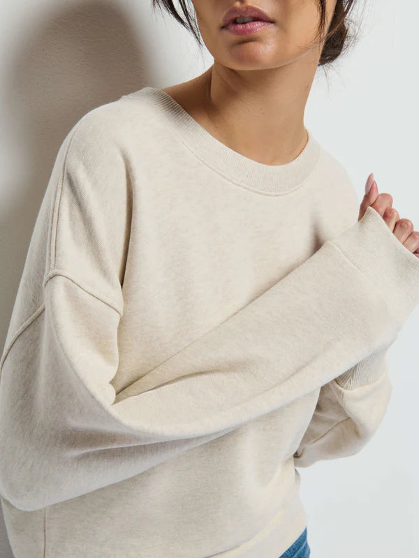 Jovie Sweatshirt in Heather Oatmeal