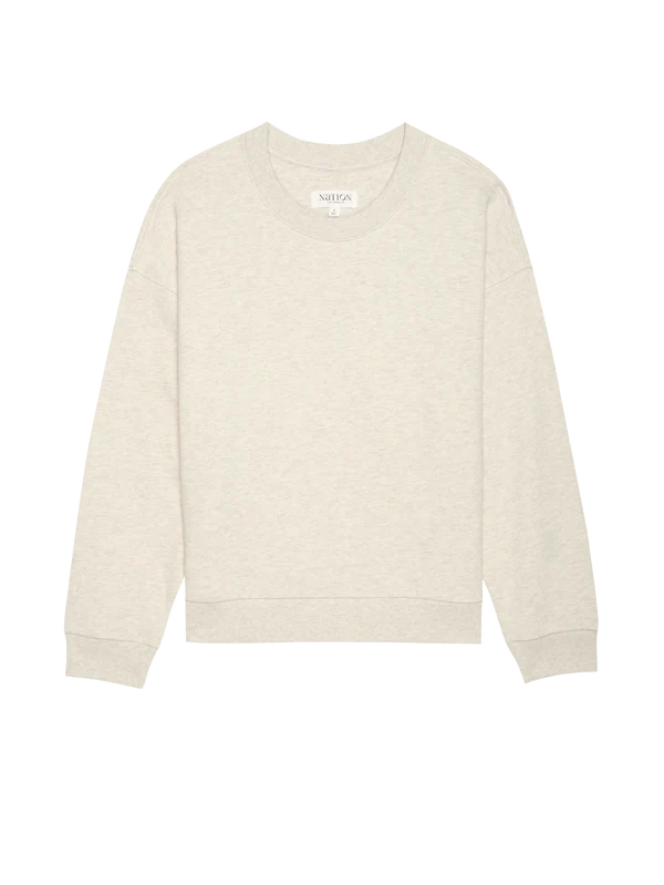 Jovie Sweatshirt in Heather Oatmeal