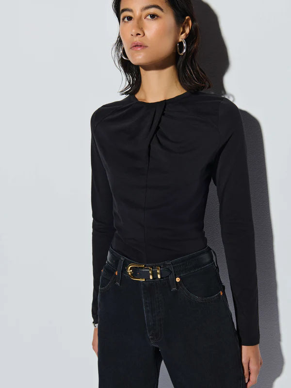 Rosalind Long Sleeve in Jet Black