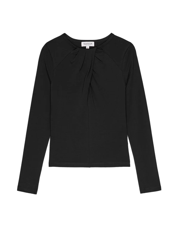 Rosalind Long Sleeve in Jet Black