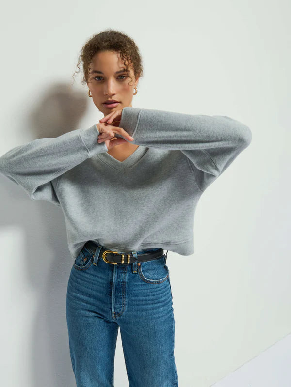 Wyatt Sweatshirt in Heather Grey