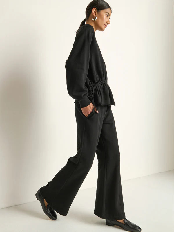 Reece Sweatpant in Jet Black