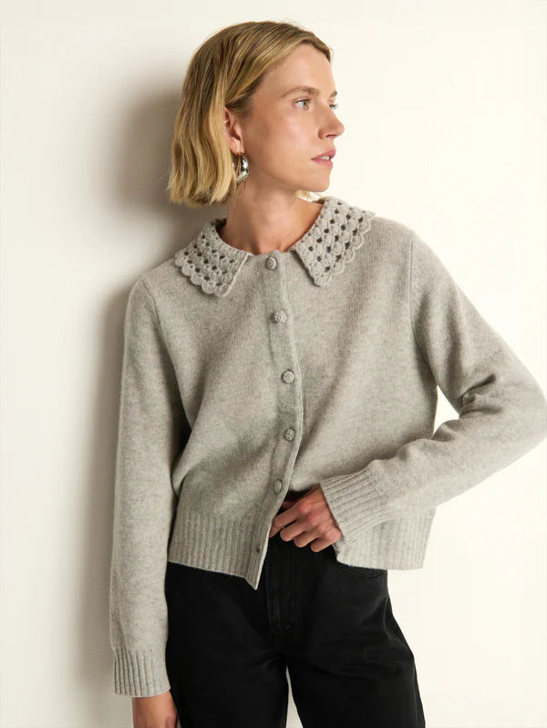 Addie Cardigan in Heather Grey