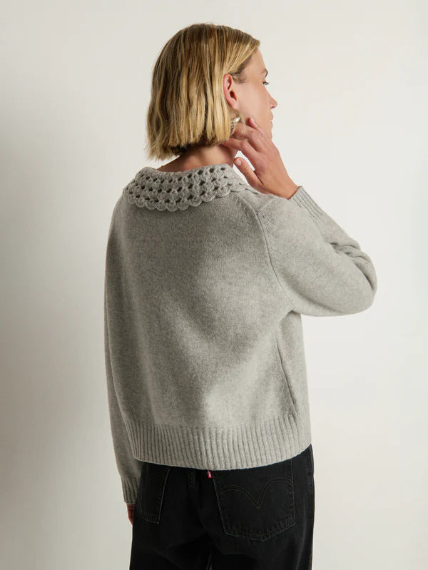 Addie Cardigan in Heather Grey
