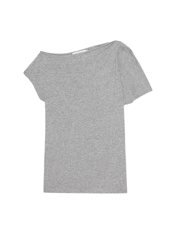 Rosie Knot Top in Heather Grey