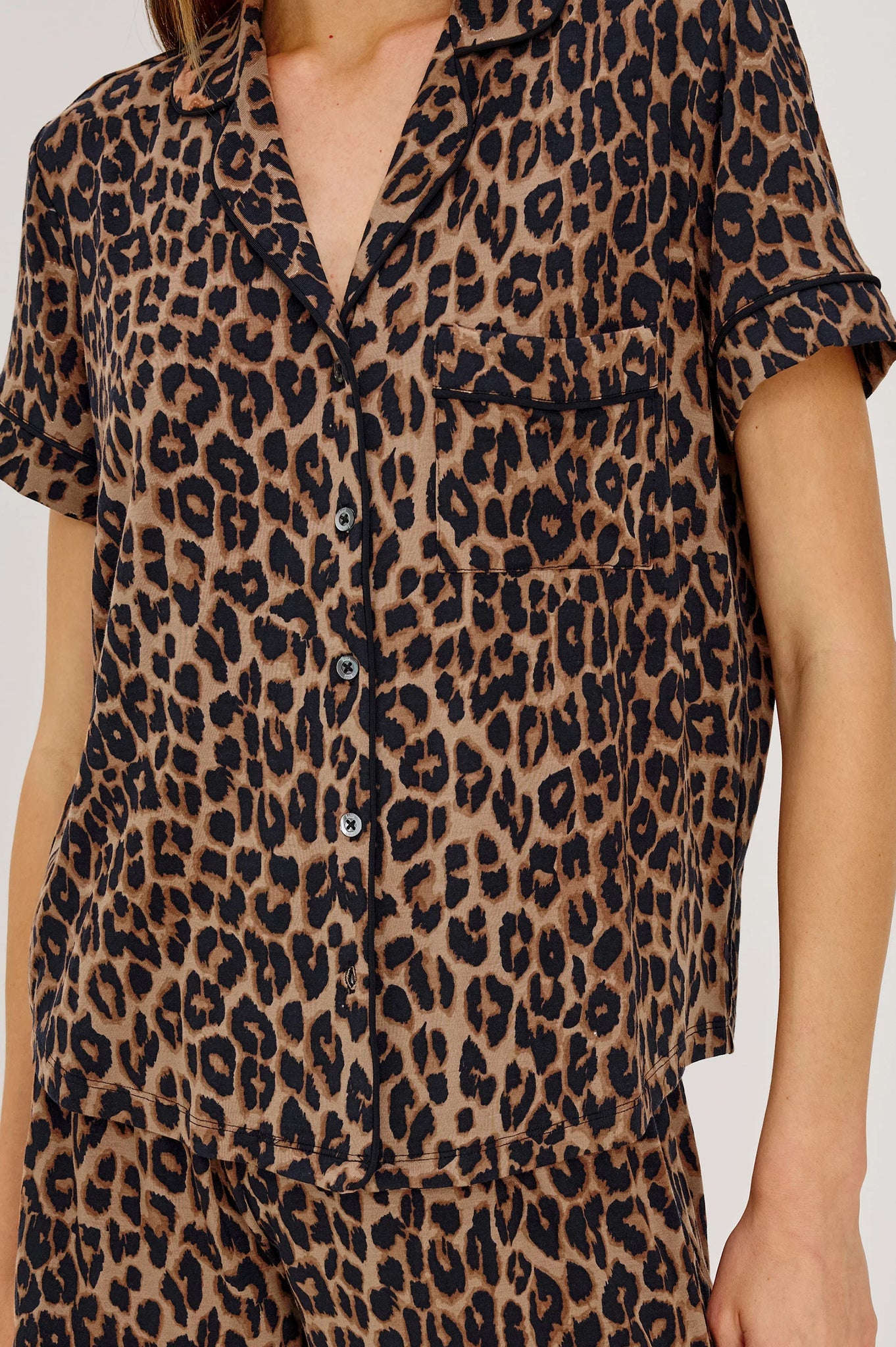 Nessa Pajama Set in Brown Nala