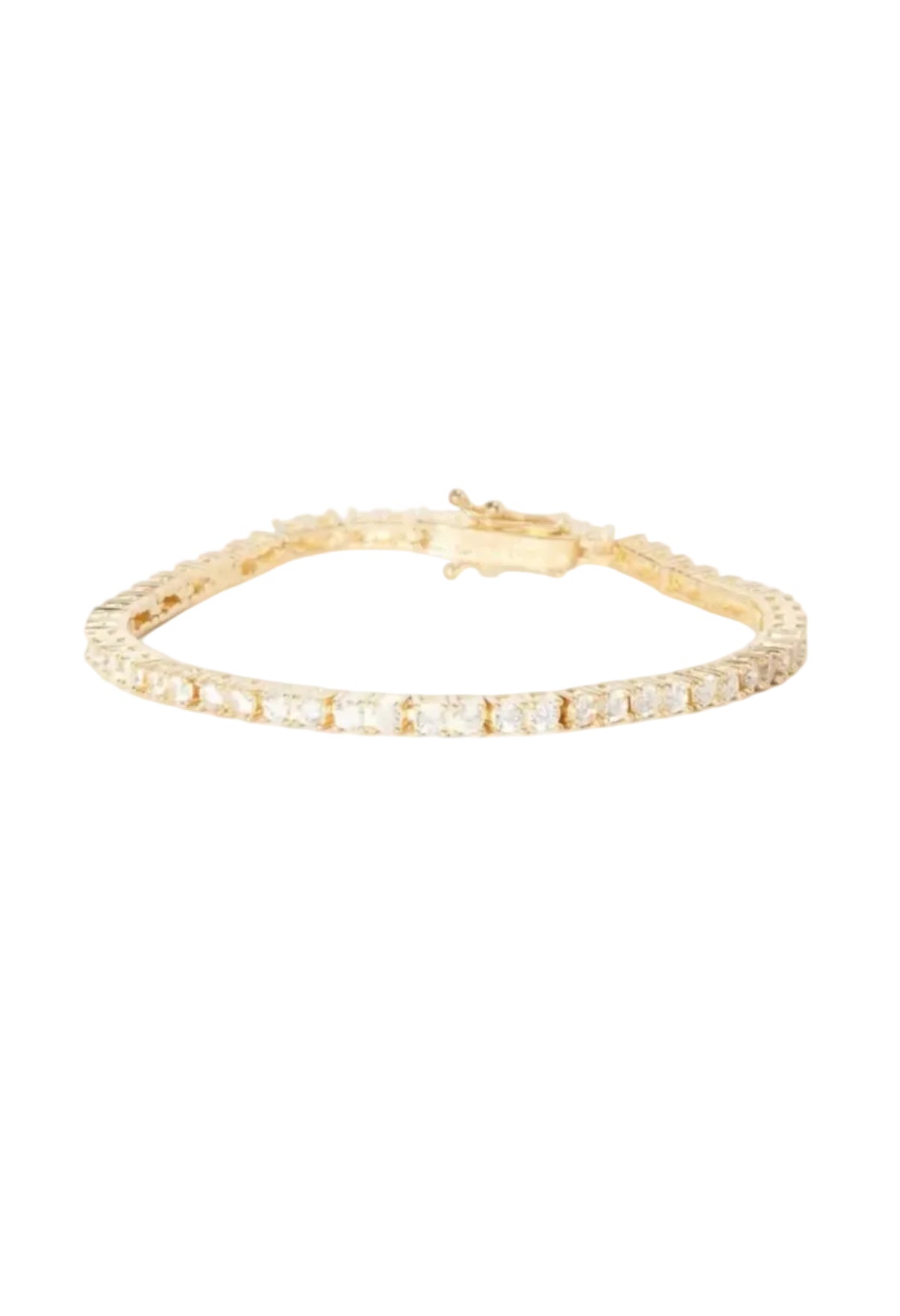 Yaya Bracelet in Gold and Clear Crystals