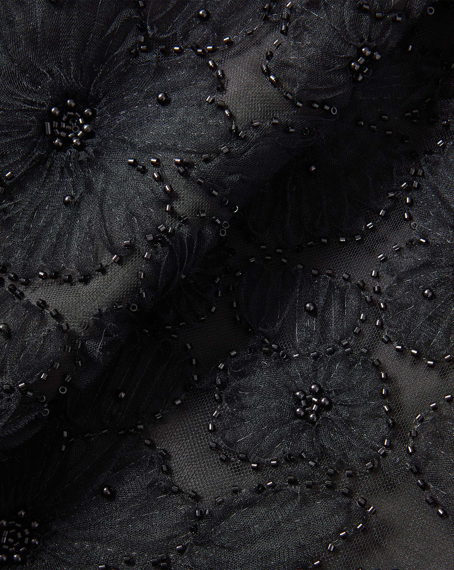 Olenna Embellished Mini Skirt in Black