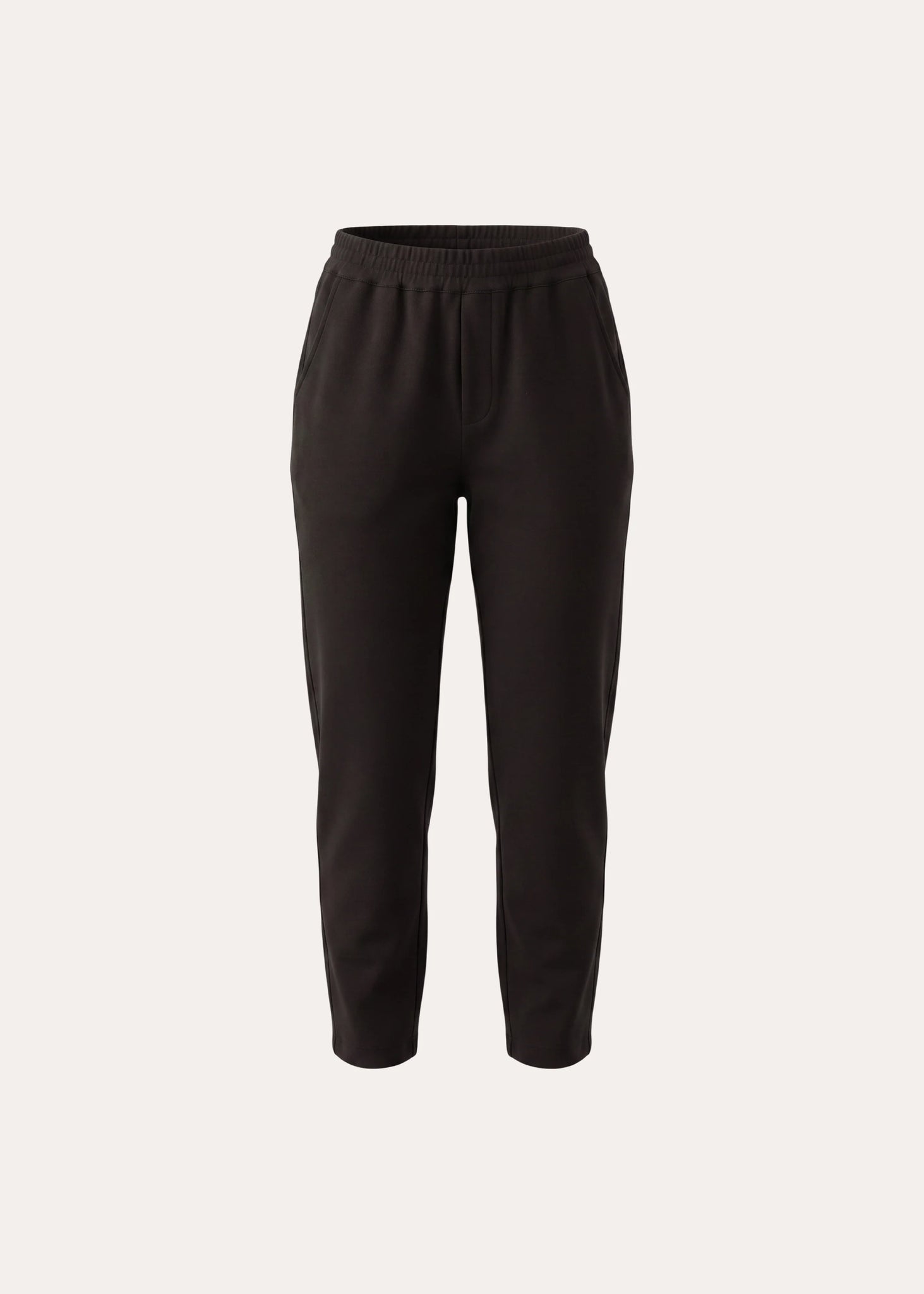 Brushed Pima Cotton Tapered Pant in Molasses