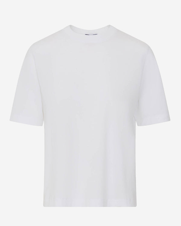 Organic Pima Cotton Relaxed Crew in White