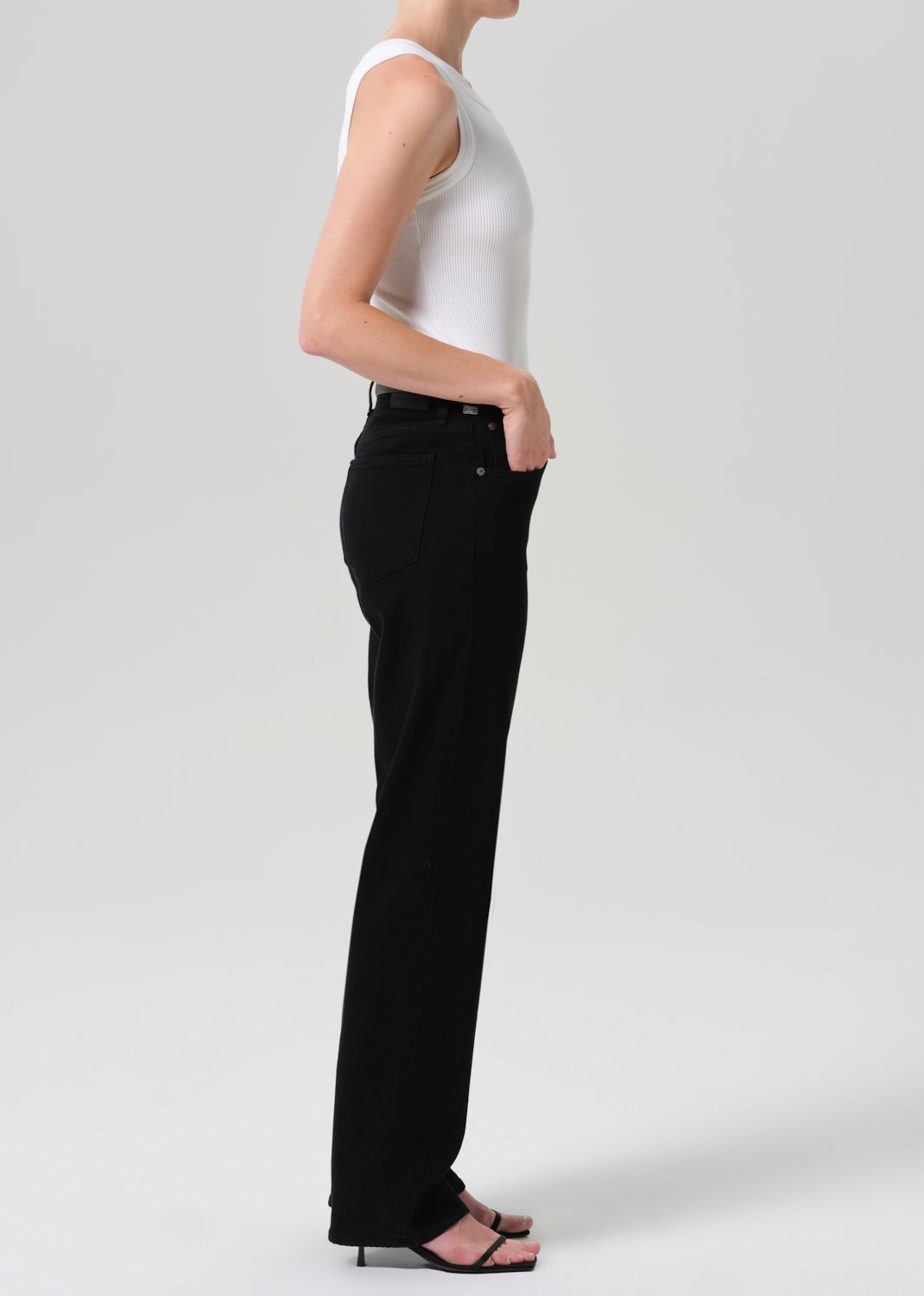 Palma Straight Long Clean Hem in Starless