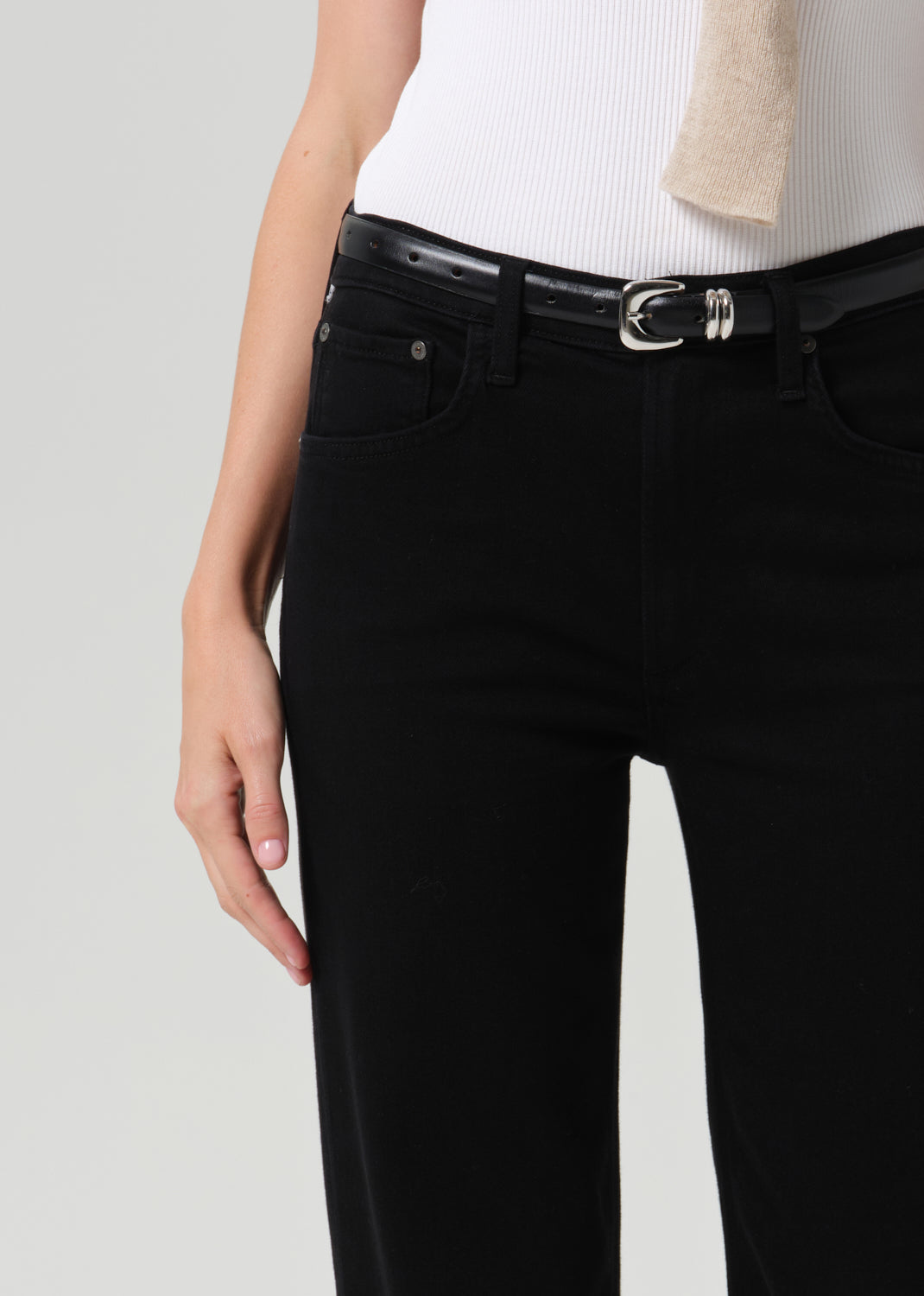 Palma Straight Long Clean Hem in Starless