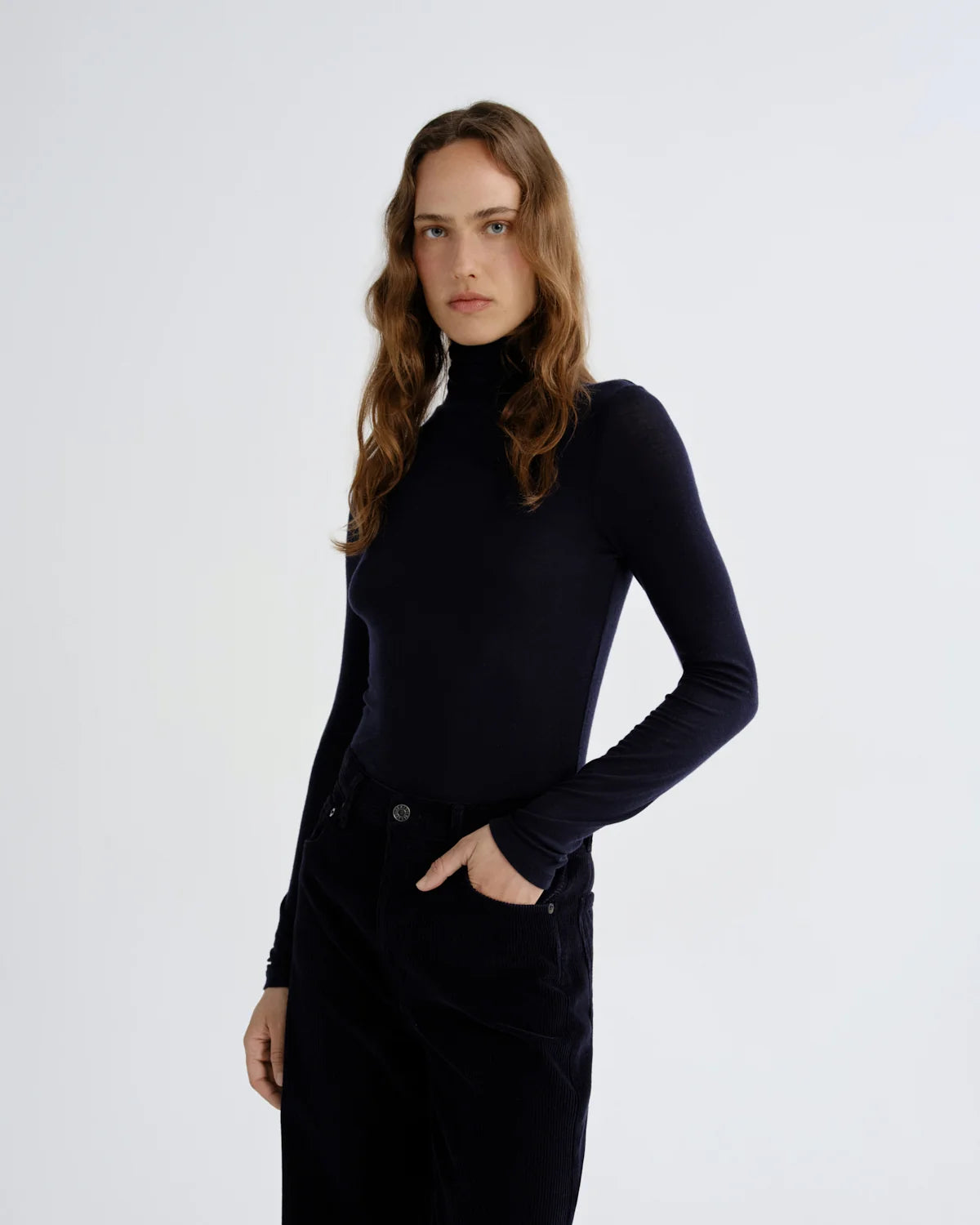 Pascale Turtleneck in Navy