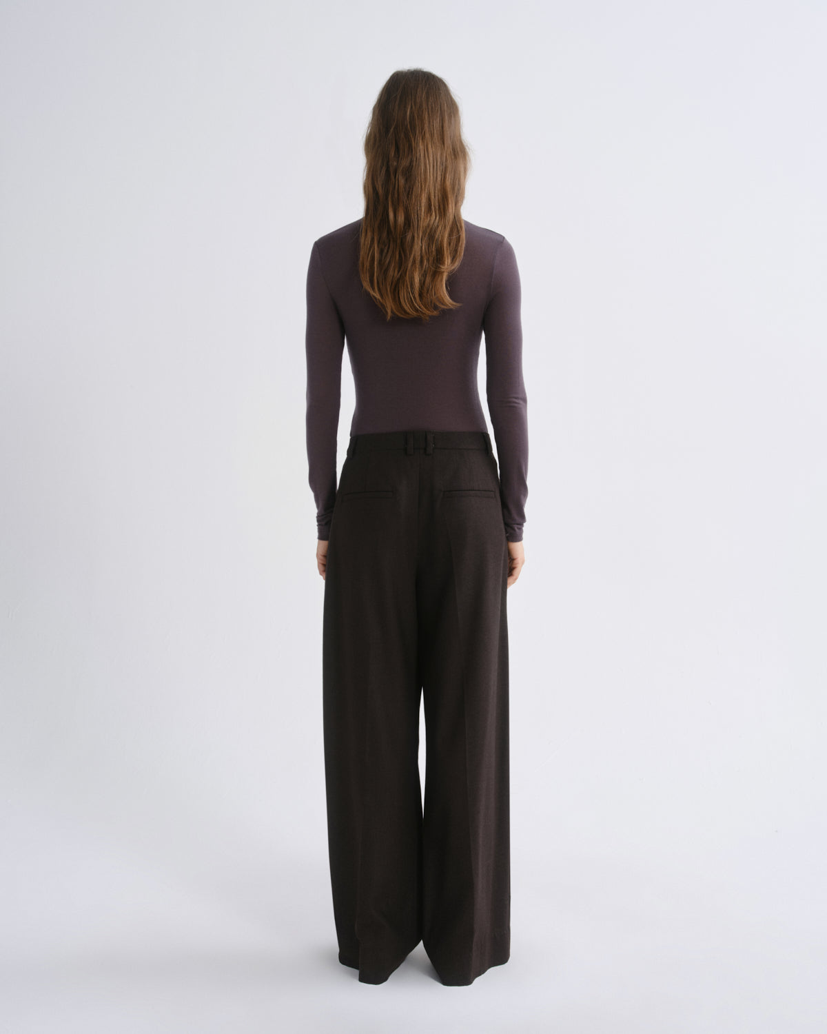 Pascale Turtleneck in Raisin