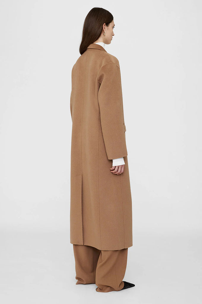 Quinn Coat in Camel Cashmere Blend