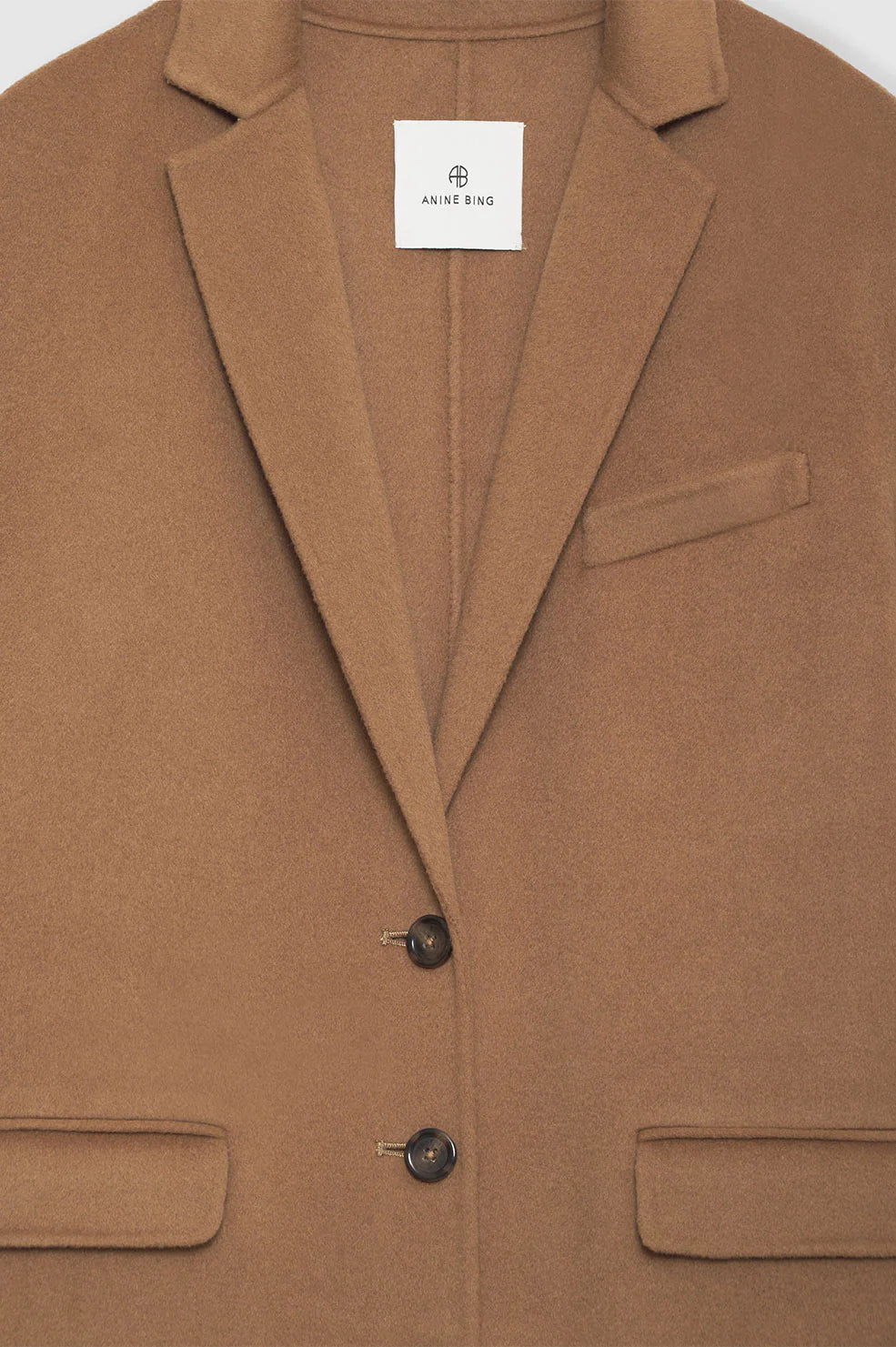 Quinn Coat in Camel Cashmere Blend