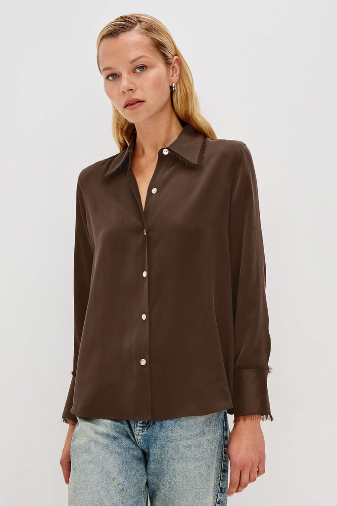 Abbey Shirt in Espresso
