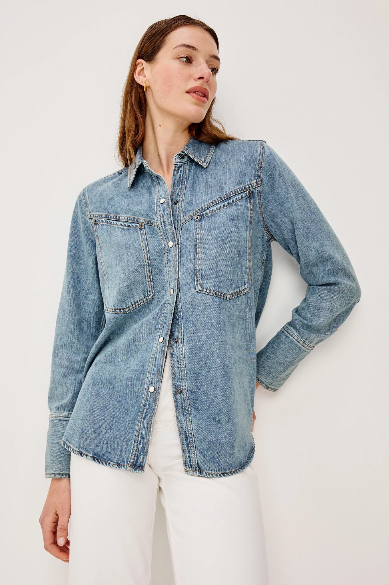 Acton Shirt in Western Blue