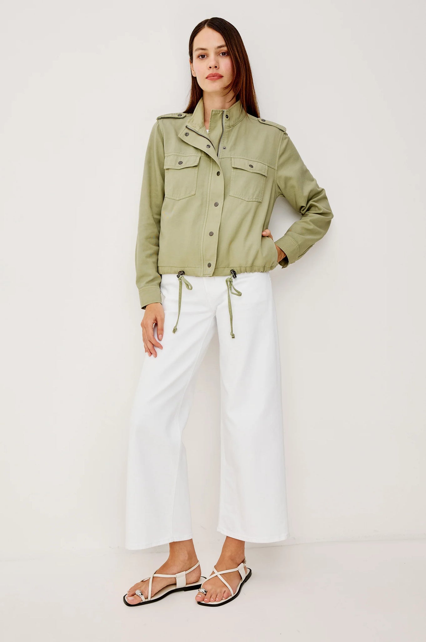 Collins Jacket in Vintage Sage
