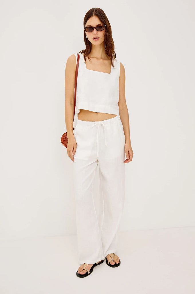 Emmie Pant in White